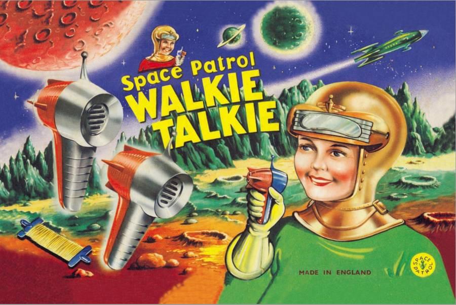 Space Patrol walkie-talkie