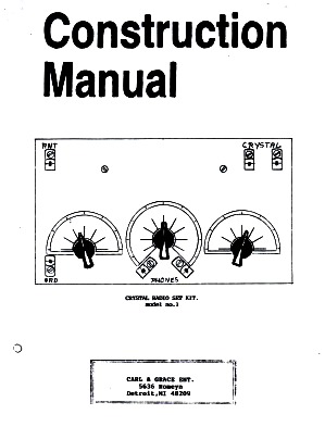 Beier crystal set manual