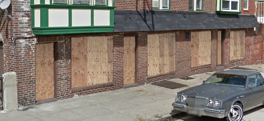 75th and Ogontz boarded up