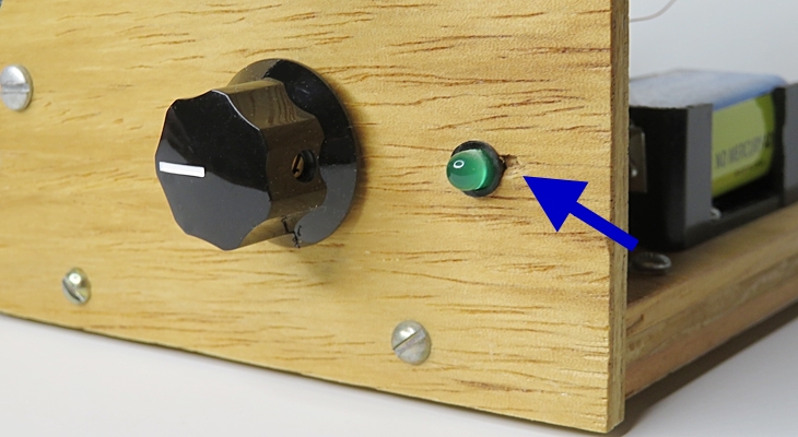 Chip out of front panel