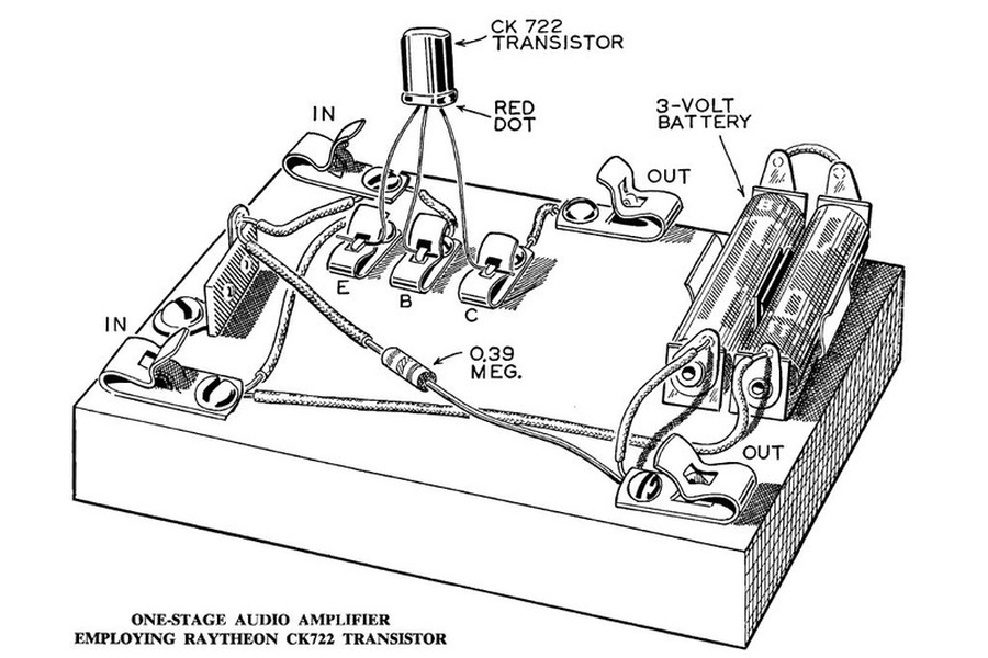 Alfred Morgan transistor amplifier
