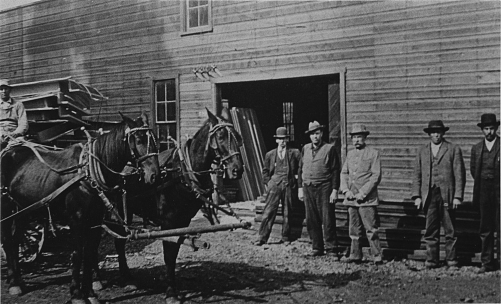 Wilbert Osterhoudt Planing Mill, Eugene, Oregon 1909