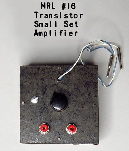 MRL #16 Amplifier