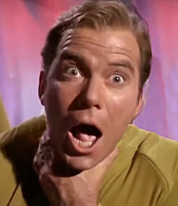 Captain Kirk chokes