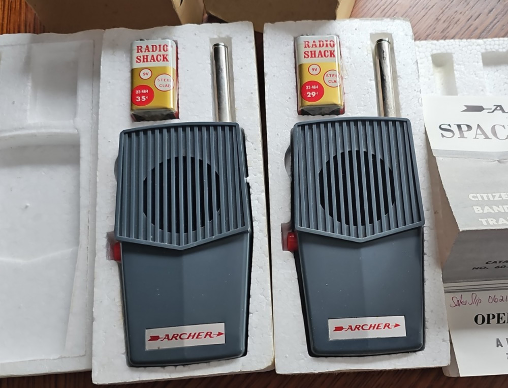 Radio Shack Archer walkie-talkies