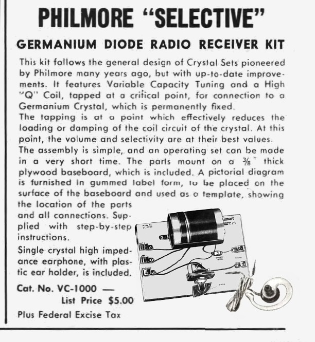 Philmore 1960 catalog page